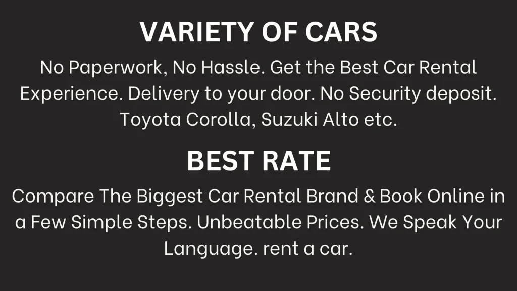 Hire Car Rent Karachi